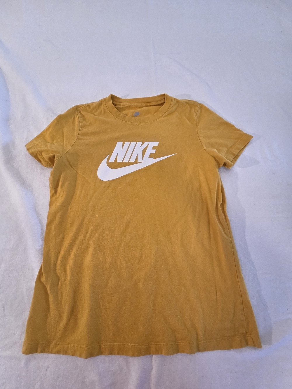 Nike Mustard Yellow Logo Tee